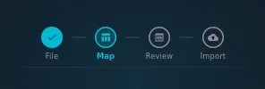 The four step dots, Map active