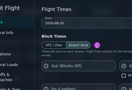 Same, Airport local selected, its helper line readable